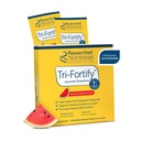 Onderzoek naar voedingssupplementen Liposomale glutathion (450mg) Liquid Gel + Vitamine C - Tri-Fortify - Aid Natural Energy, Immune Support & Detox - Klinisch onderzocht voor Absorptie, Watermeloen (20 Packets)