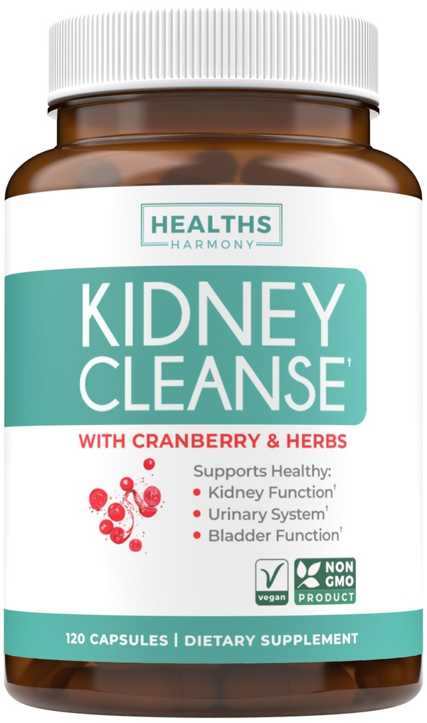 Chanca Piedra Nier Reiniging Detox & Repair - Herbal Lever & Nier Ondersteuning Supplement met Cranberry Astragalus & More for Cleansing Protective Support - Vegan Non-GMO & Lab Geverifieerd (4 maanden supply)