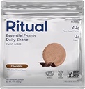 Ritual 18+ Vegan Protein Powder with BCAA: 20g Organic Pea Protein from Regenerative Farms in USA, Gluten Free, Plant Based, Sugar Free, Dairy Free, Hand-Crafted Vanilla, 1Lbs
