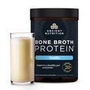 Ancient Nutrition Grass Fed, Cage Free, Bone Broth Protein Powder, 20g Proteïne, Gehydrolyseerde Collageen Peptiden, Keto & Paleo Vriendelijk, Ondersteunt Joint, Gut Health, Vanilla, 20 Servers