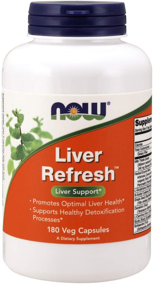 NU Foods Lever verfrissen Veg Capsules,180 Capsules (verpakking van 2)