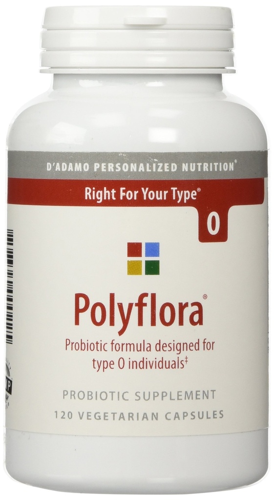 D'Adamo Gepersonaliseerde Voeding Polyflora O, 120 Tel.