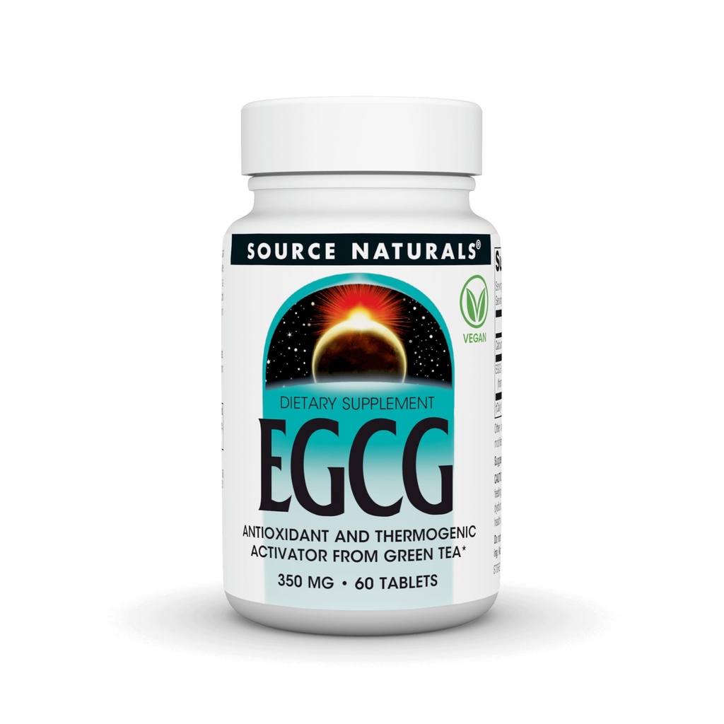 Bron Naturals EGCG, Antioxidant en Thermogenic Activator van Green Tea, 350mg - 60 Tablets