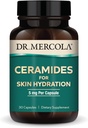 Dr. Mercola Ceramiden voor huidhydratatie, 30 porties (30 capsules), 5 mg per capsule, Dieetsupplement, bevordert de verschijning van de huid, niet-GMO