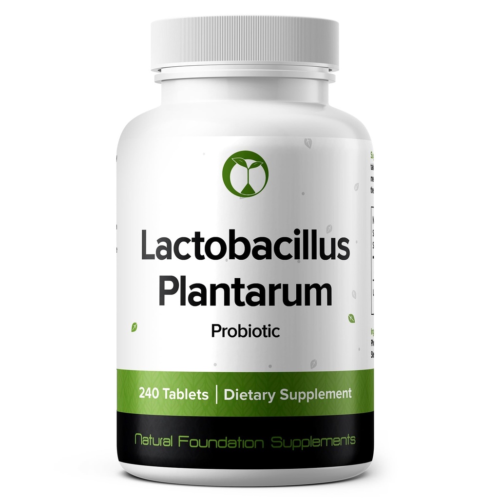 Lactobacillus Plantarum Probiotic Supplement 240 Tablets 3 Miljard CFU Probiotics for Men & Women Supports Intestinal Digestief & Gut Health (240, Lactobacillus Plantarum)