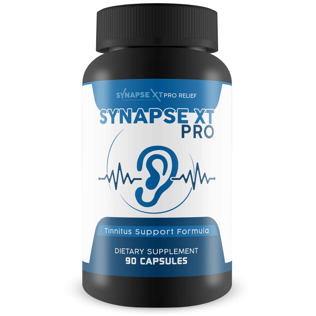 Synapse XT Pro - Tinnitus Support Formula - Ondersteuning Verminderde ontsteking, lawaai, & oxidatie - Gepatenteerde Tinnitus Herbal Relief Formula - Ginseng, Kurkuma, & veel meer Kruiden, 90 Tellen (pakket van 1)