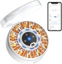 Zoksi Premium 31-slot automatische pildispenser met vingerafdruk en sleutelvergrendeling, slimme medicatie Organisator met alarm &amp; licht, elektronische pil Organizer voor ouderen & vergeetachtigheid