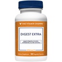 The Vitamin Shoppe Digestive Enzymes - Complete Multi-Enzyme Formula | Protein Fat Carb Digestion | 180 Vegetable Capsules | Plant-Based