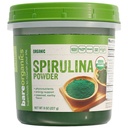 BareOrganics Spirulina Powder - Organic Superfood Powder - Vegan, Non-GMO, Glutenvrij - High Protein, Antioxidant-Rich for Smoothies, Juices, Shakes & Daily Wellness, 8 Oz