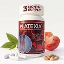 Platexia met 3.000 FU Nattokinase NSP-2-90 Vegan Capsules - May Support Blood Circulation - Non-GMO & Kosher - 1 Capsule/Dag, 3-maand levering