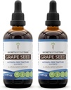 Geheimen van de Tribe Grape Seed Tinctuur Alcoholvrije Liquid Extract, Druiven (Vitis Vinifera) Gedroogde Zaad (2x4 FL OZ)