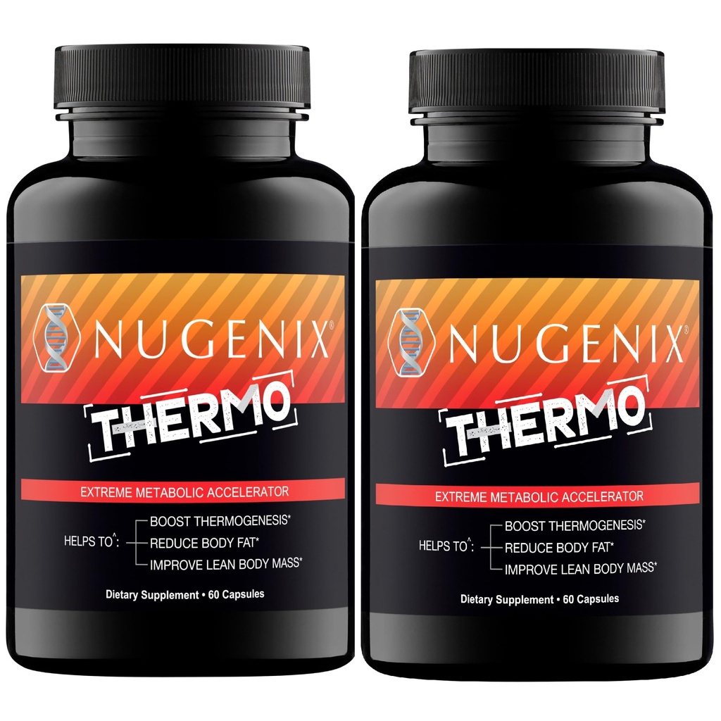 Nugenix Thermo - Thermogenic Fat Burner Supplement Pillen voor mannen, Extreme Metabolic Accelerator, 120 Tellen