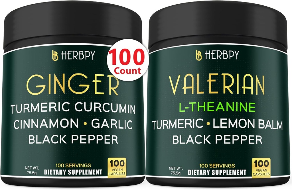 Bundel 5in1 Gembersupplement & 5in1 Valeriaan wortelsupplement