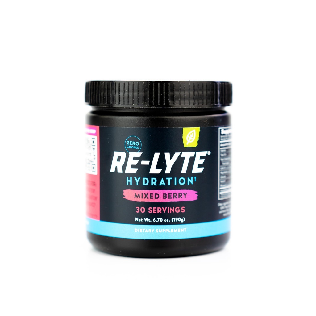 REDMOND Re-Lyte Electrolyte Drink Mix, gemengde Berry, 30 porties kleine 6.88oz pot