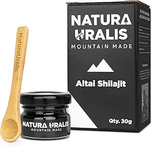 Altai Shilajit 30g Biologisch Shilajit Mineral Resin, natuurlijk gevormd - Black Shilajit uit het Altai gebergte