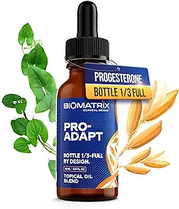 BioMatrix Progesteron, gemicroniseerd met Rice Bran Oil en vitamine E Bill is 1/3 Full by Design Pro-Adapt 15 ml 