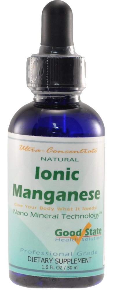 Good State Liquid Ionic Mangaan Ultra Concentrate (10 druppels is gelijk aan 5 mg - 118 porties per fles), 2 Fl Oz