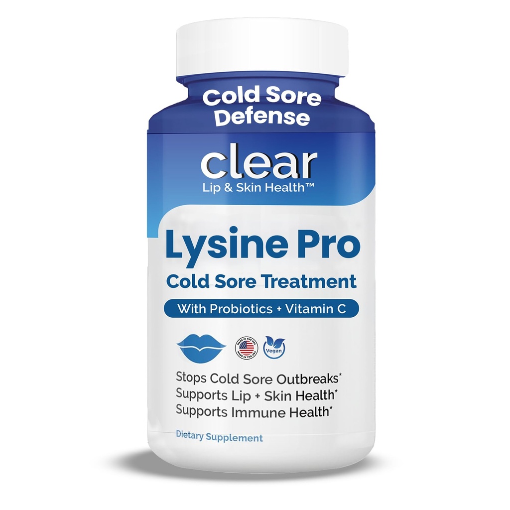 Lysine Cold Sore Treatment for Lips 