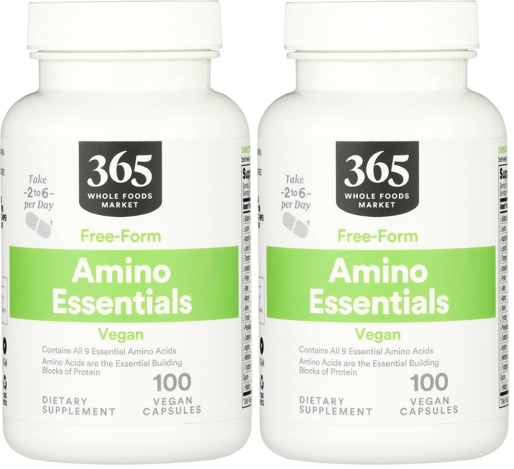 De markt voor levensmiddelen, Amino Essentials, 100 ct (pakket van 2)