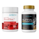 Juvenon BloodFlow-7 Nitric Oxide Supplement met Nitrosigine + Alpha Gold Man