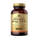 Solgar Vitamine E 268 MG (400 IE) (d-alfa-tocoferol en gemengde tocoferolen), 100 Softgels - Ondersteunt immuunsysteem en huidvoeding - Natuurlijke antioxidant - Glutenvrij, zuivelvrij - 100 porties
