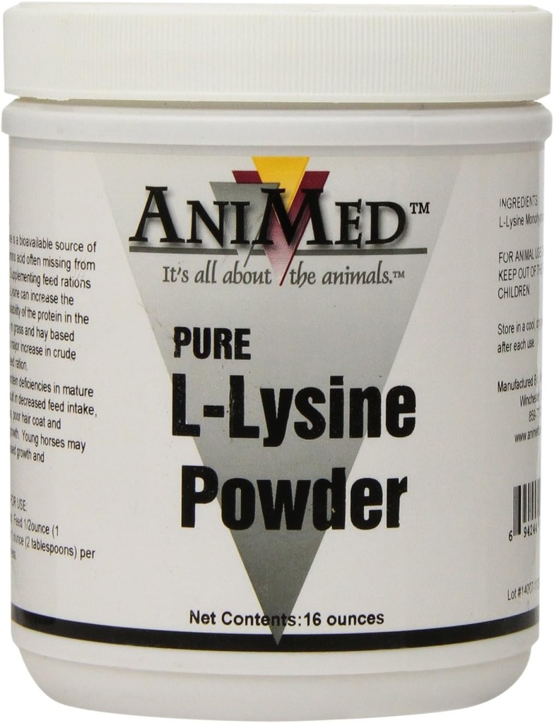 AniMed L-Lysine voor paarden, 16-Ounce