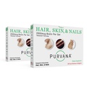 Wellgenix Purvana Hair, Skin, and Nails Vitamin - Softgels for High Absorptie - Double Strength 2500mcg Biotin, VIT A & B (30 Tellen) (Pack of 2)