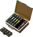 Weekly Pillen Organisator 4 keer per dag, Grote Compartimenten Pillen Box 4X 7 Dag, Medicine Organizer Pillen Case voor pillen/Vitaminen/Visolie/Medicatie/Supplements (Brown)