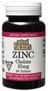 Natuurlijke factoren - Zinkchelaat 25mg, Ondersteuning voor gezonde huid en immuunfunctie, 90 tabletten