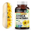BIO KRAUTER Arnica Montana Capsules - 500 mg Arnica Capsules for Bruising and Swelling - Vegan - 100 Tel.