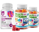 Kinderen Multivitamine Gummies 14 Essentiële Vitaminen en Magnesium Gummies Sugar-Free - Dagelijks supplement Vitamine A,C,D,E Vegetarische B6&B12,Zinc,Biotine met suikervrije Magnesium Kalm Kauwen voor kinderen&Adults