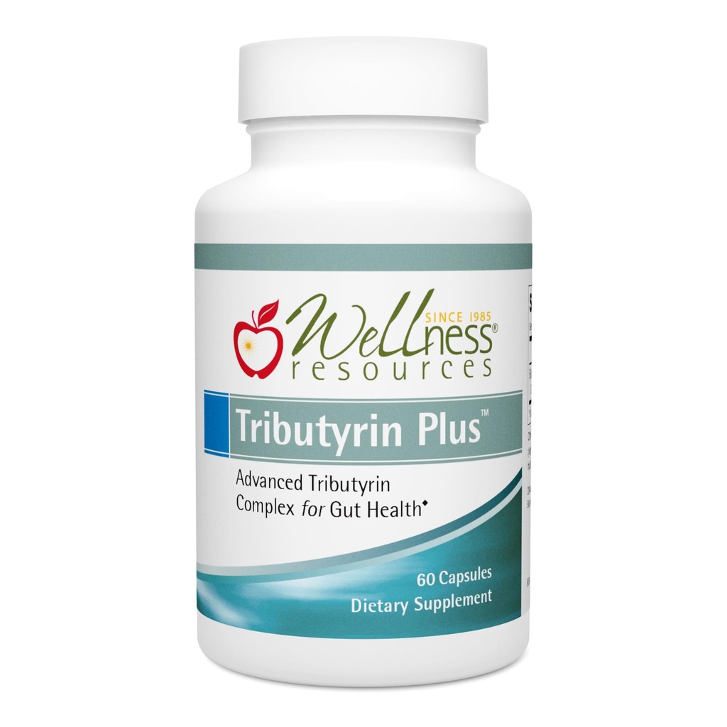 Wellness Resources Tributyrin Plus Postbiotic Supplement for Gut Health with High Absorptie Butyragen Tributyrin Complex (800mg per Twee Capsules, 60 Veggie Capsules)