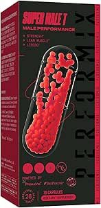 PERFORMIX - Supermanne T - Testosteron Booster - Verhoog sterkte & spier - Bevordert endurance, uithoudingsvermogen, Libido, Mood & Mental Clarity - Massa Gainer - 26 porties