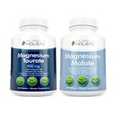 Magnesium Taurate 400mg + Magnesium Malate 400mg - Hoog Biobeschikbaarheid - Hoge Absorptiebundel - 270 + 270 Vegetarische tabletten