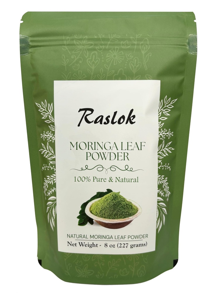 Moringa Poeder 100% Pure Moringa Leaf NO Stammen Moringa Olifera Poeder (8 Oz)