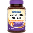Magnesium Malate Capsules 410mg, Magnesium Supplement, Chelated, High Absorptie, Energy Production & contraction Support, Mineraal voor kinderen, tieners en volwassenen, 90 Vegan Capsules