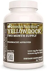 Remedy's voeding Geel Dock Root 