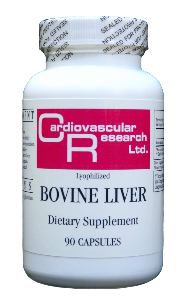 Cardiovasculaire Onderzoek Lever Extract, Wit, 90 Tel.