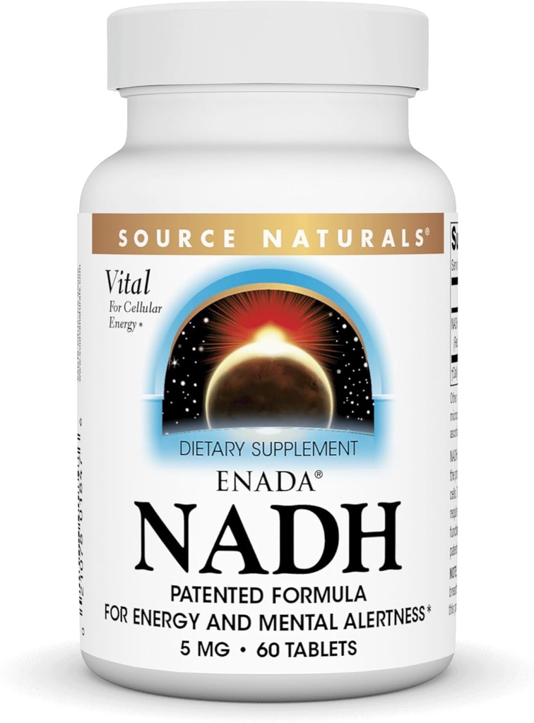 Bron Naturals Enada NADH 5mg, 60 tabletten