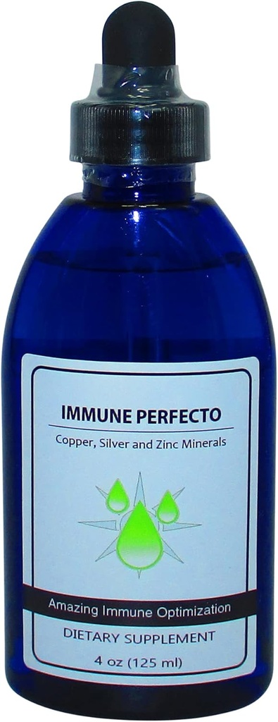 Immuun Perfecto - Collectief zilver 3000 PPM, koper, en zink 2000 PPM 