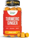 Kurkuma supplement - Curcumine C3 Complex + Gemberwortel voor Gut & Joint Health - Natural Turmeric Curcumin Supplement 95% Curcuminoïden. Bevat 260 mg Tumerisch Extract. 60 Mango smaak Kurkuma Gummies