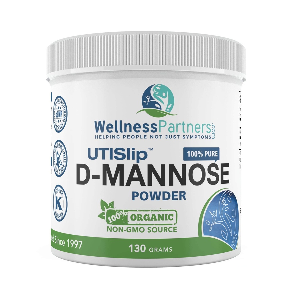 Nu nieuwe UTI-Slip D Mannose Niet GGO Biologische Bron Poeder 130g pot.