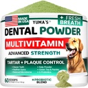 Geavanceerde hondentandpoeder, ademverfrisser met multivitamine, hondentanden reinigen, slechte adem & Tartaar en Plaque Off Remover voor honden Probiotica lab co, Pet Oral Care - Vitaminen en supplementen