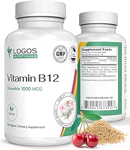 Kauwbare vitamine B-12 1000 Mcg 