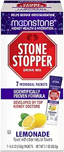 Moonstone Nieren Stone Stopper Drink Mix Limonade smaak, Outperforms Chanca Piedra & Nierondersteuning Supplementen, Ontwikkeld door Urologen om nierstenen te voorkomen en te verbeteren Hydratatie, 7 dagen levering