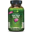 Irwin Naturals Good Mood Sleep PM - 54 Liquid Soft-Gels - met Melatonine en L-Theanine voor Rust & Relaxation - 18 Totaal porties