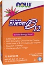 NOW Supplementen, Instant Energy B-12 (2.000 mcg B-12 per pakket), Cellular Energy Boost*, 75 Packets