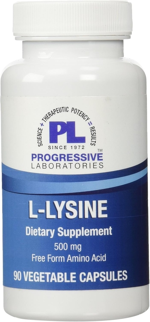 Progressieve Labs L-Lysine Supplement, 500 mg, 90 Tellen
