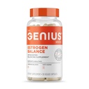 Genius Estrogen Balance, Dim Supplement - Blocker voor mannen en vrouwen - Hormonen, Hormonale Acne & Menopauze - Aromataseremmer met druivenzaadextract & BioPerine - 30 capsules
