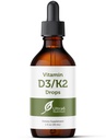 Ultra6 Voeding Vitamine D en K2 Drops - Liquid Vitamin D3 met K2 Supplementen voor volwassenen - Gemakkelijk te nemen, Flavor-Free, Zeer absorberende VIT D3 en K2 Supplementen, Made in USA (30 ml)